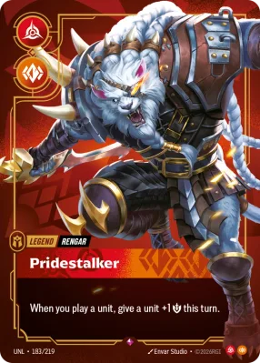 Pridestalker, Riftbound card UNL-183/219 from Unleashed