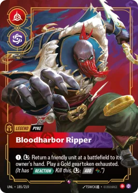 Bloodharbor Ripper, Riftbound card UNL-185/219 from Unleashed