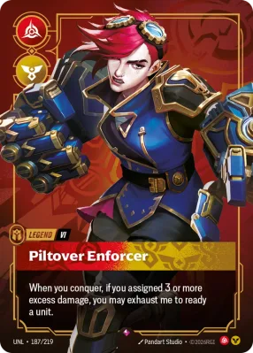 Piltover Enforcer, Riftbound card UNL-187/219 from Unleashed