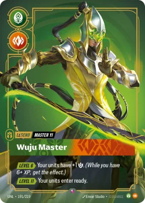 Wuju Master, Riftbound card UNL-191/219 from Unleashed
