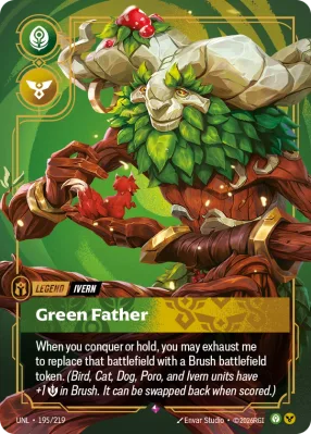 Green Father, Riftbound card UNL-195/219 from Unleashed