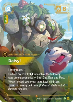 Daisy!, Riftbound card UNL-196/219 from Unleashed