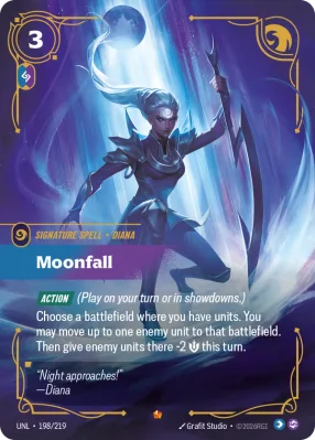 Moonfall, Riftbound card UNL-198/219 from Unleashed
