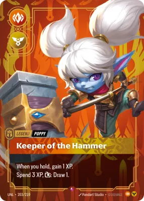 Keeper of the Hammer, Riftbound card UNL-203/219 from Unleashed