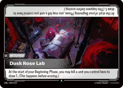 Dusk Rose Lab, Riftbound card UNL-209/219 from Unleashed