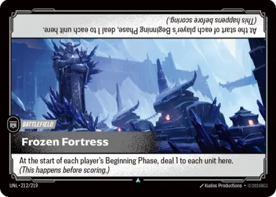 Frozen Fortress, Riftbound card UNL-212/219 from Unleashed