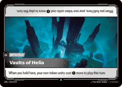 Vaults of Helia, Riftbound card UNL-219/219 from Unleashed