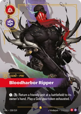 Bloodharbor Ripper, Riftbound card UNL-228/219 from Unleashed