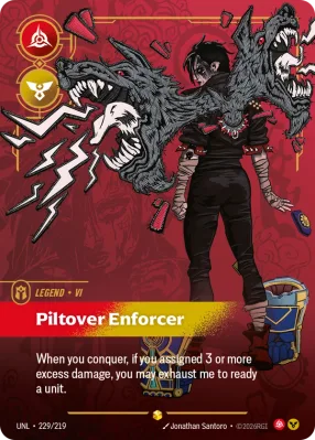 Piltover Enforcer, Riftbound card UNL-229/219 from Unleashed