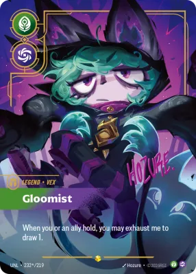 Gloomist, Riftbound card UNL-232*/219 from Unleashed