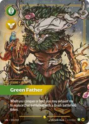Green Father, Riftbound card UNL-233/219 from Unleashed