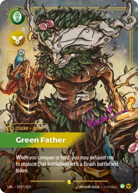 Green Father, Riftbound card UNL-233*/219 from Unleashed