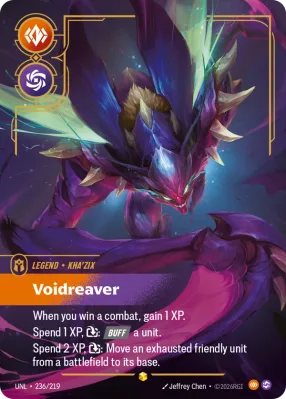 Voidreaver, Riftbound card UNL-236/219 from Unleashed