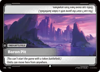 Baron Pit, Riftbound card UNL-T01 from Unleashed