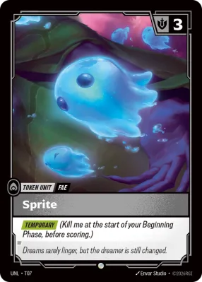 Sprite, Riftbound card UNL-T07 from Unleashed