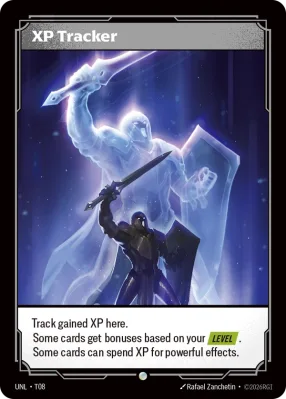 XP Tracker, Riftbound card UNL-T08 from Unleashed
