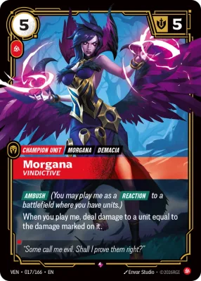 Morgana, Riftbound card VEN-017/166 from Vendetta