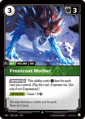 Frostcoat Mother, Riftbound card VEN-032/166 from Vendetta