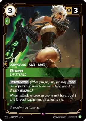 Riven, Riftbound card VEN-041/166 from Vendetta