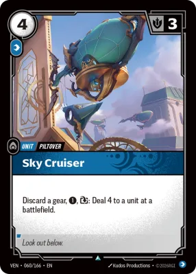 Sky Crusier, Riftbound card VEN-060/166 from Vendetta