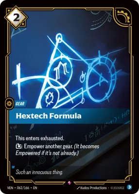 Hextech Formula, Riftbound card VEN-062/166 from Vendetta