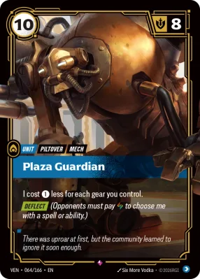 Plaza Guardian, Riftbound card VEN-064/166 from Vendetta