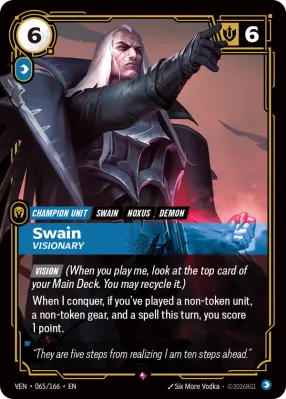 Swain, Riftbound card VEN-065/166 from Vendetta