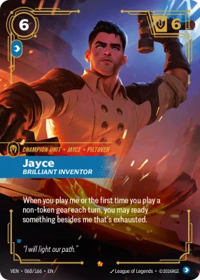 Jayce Riftbound card front (VEN-068/166)