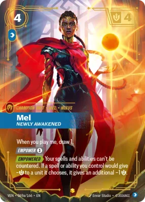 Mel, Riftbound card VEN-069a/166 from Vendetta