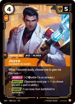 Jayce, Riftbound card VEN-088/166 from Vendetta
