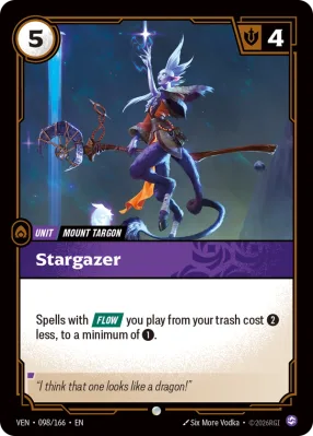 Stargazer, Riftbound card VEN-098/166 from Vendetta