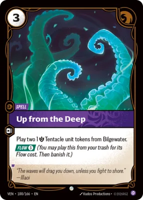 Up from the Deep, Riftbound card VEN-100/166 from Vendetta