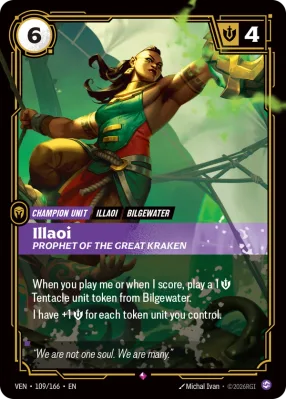 Illaoi, Riftbound card VEN-109/166 from Vendetta
