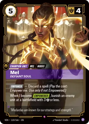 Mel, Riftbound card VEN-110/166 from Vendetta