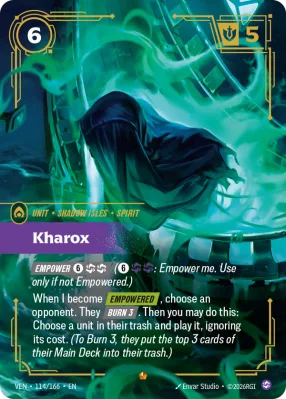 Kharox, Riftbound card VEN-114/166 from Vendetta