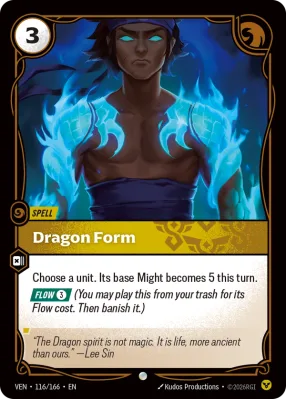 Dragon Form, Riftbound card VEN-116/166 from Vendetta