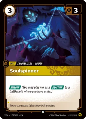 Soulspinner, Riftbound card VEN-123/166 from Vendetta