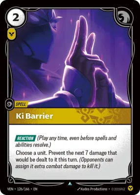 Ki Barrier, Riftbound card VEN-126/166 from Vendetta