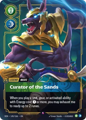 Curator of the Sands, Riftbound card VEN-145/166 from Vendetta