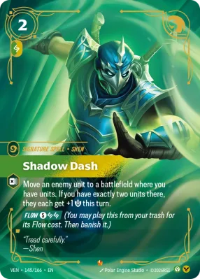 Shadow Dash, Riftbound card VEN-148/166 from Vendetta