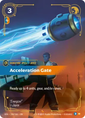 Acceleration Gate, Riftbound card VEN-150/166 from Vendetta