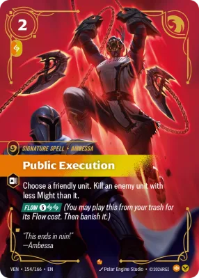 Public Execution, Riftbound card VEN-154/166 from Vendetta