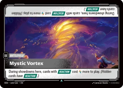 Mystic Vortex, Riftbound card VEN-160/166 from Vendetta