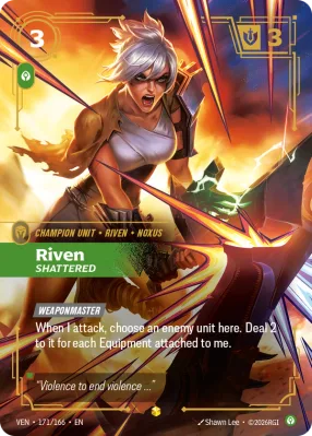 Riven, Riftbound card VEN-171/166 from Vendetta