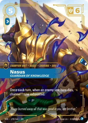 Nasus, Riftbound card VEN-178/166 from Vendetta