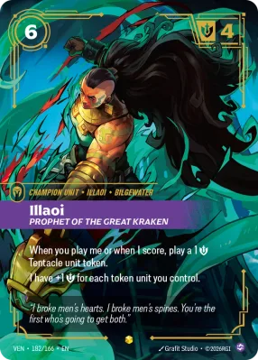 Illaoi, Riftbound card VEN-182/166 from Vendetta