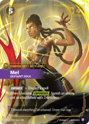 Mel, Riftbound card VEN-188/166 from Vendetta