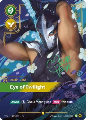 Eye of Twilight, Riftbound card VEN-193*/166 from Vendetta