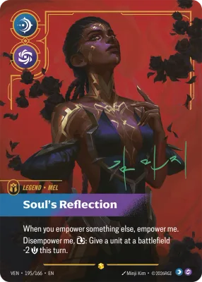 Soul's Reflection, Riftbound card VEN-195*/166 from Vendetta