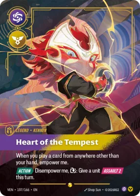 Heart of the Tempest, Riftbound card VEN-197/166 from Vendetta